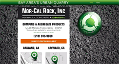 Desktop Screenshot of norcalrockinc.com